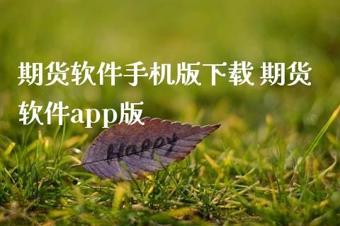 期货软件手机版下载 期货软件app版