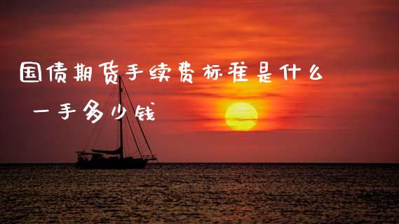 国债期货手续费标准是什么 一手多少钱