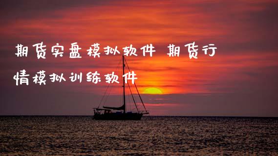 期货实盘模拟软件 期货行情模拟训练软件