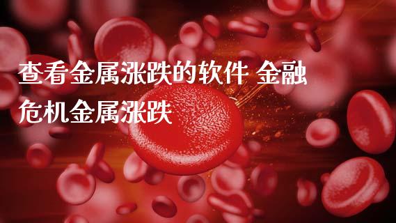查看金属涨跌的软件 金融危机金属涨跌