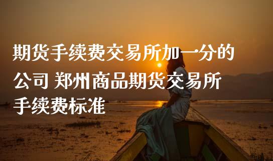 期货手续费交易所加一分的公司 郑州商品期货交易所手续费标准
