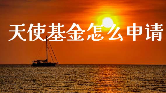 天使基金怎么申请