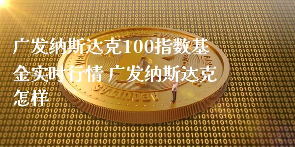 广发纳斯达克100指数基金实时行情 广发纳斯达克怎样