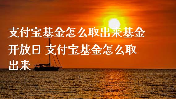 支付宝基金怎么取出来基金日 支付宝基金怎么取出来
