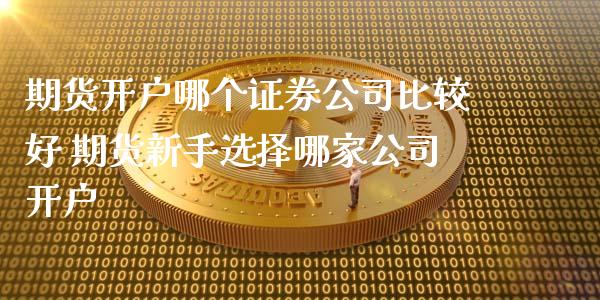 期货开户哪个证券公司比较好 期货新手选择哪家公司开户