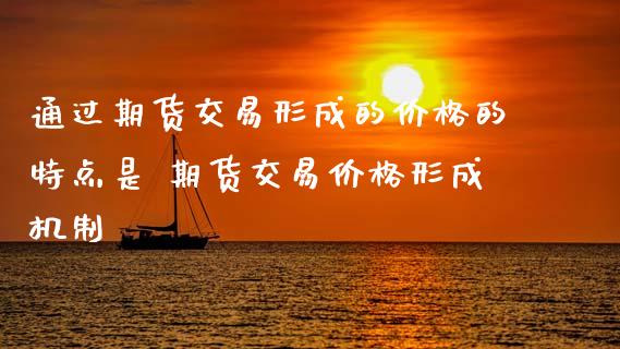 通过期货交易形成的价格的特点是 期货交易价格形成机制