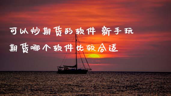 可以炒期货的软件 新手玩期货哪个软件比较合适