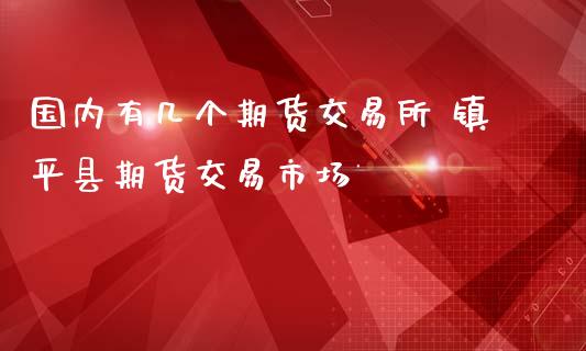 国内有几个期货交易所 镇平县期货交易市场