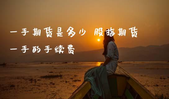 一手期货是多少 股指期货一手的手续费