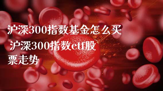 沪深300指数基金怎么买 沪深300指数etf股票走势
