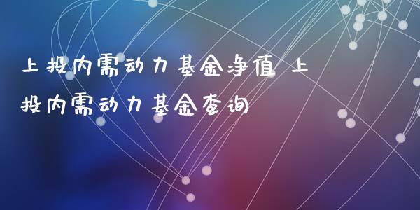 上投内需动力基金净值 上投内需动力基金查询