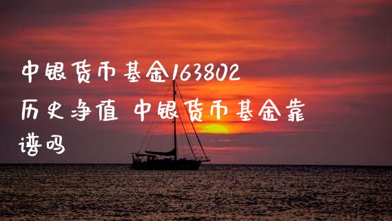 中银货币基金163802历史净值 中银货币基金靠