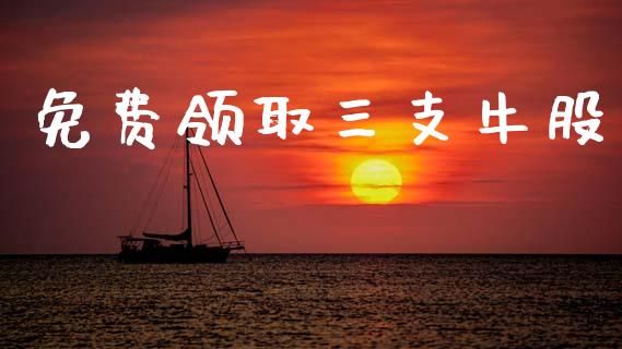 免费领取三支牛股