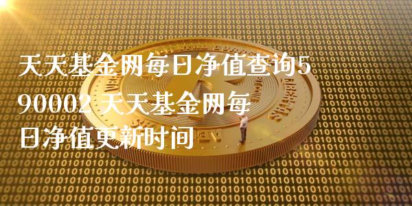 天天基金网每日净值查询590002 天天基金网每日净值更新时间