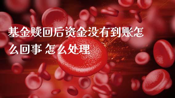基金赎回后资金没有到账怎么回事 怎么处理