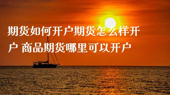 期货如何开户期货怎么样开户 商品期货哪里可以开户