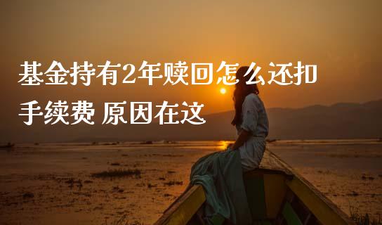 基金持有2年赎回怎么还扣手续费 原因在这