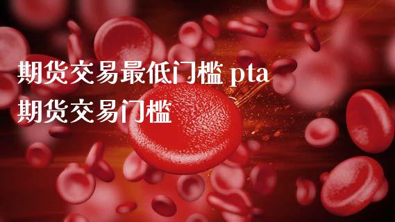期货交易最低门槛 pta期货交易门槛