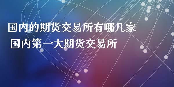 国内的期货交易所有哪几家 国内第一大期货交易所