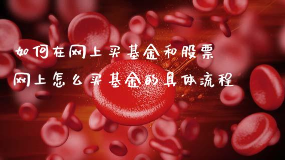 如何在网上买基金和股票 网上怎么买基金的具体流程