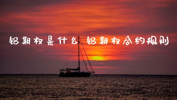 铝期权是什么 铝期权合约规则