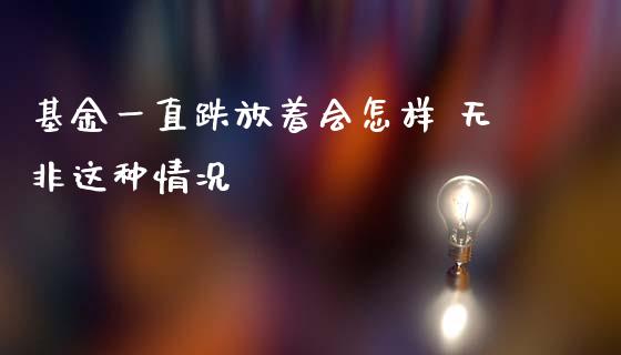 基金一直跌放着会怎样 无非这种情况