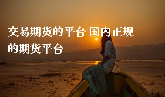 交易期货的平台 国内正规的期货平台