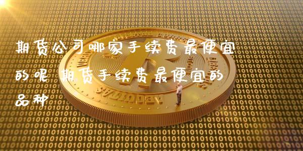 期货公司哪家手续费最便宜的呢 期货手续费最便宜的品种