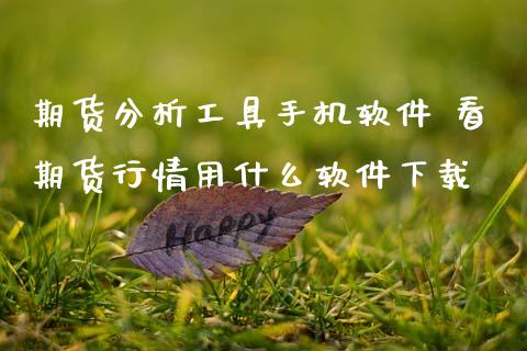 期货分析工具手机软件 看期货行情用什么软件下载