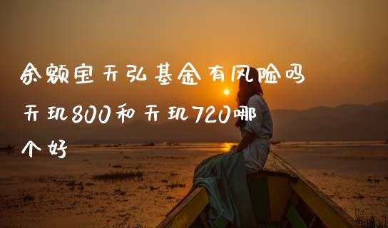 余额宝天弘基金有风险吗 天玑800和天玑720哪个好