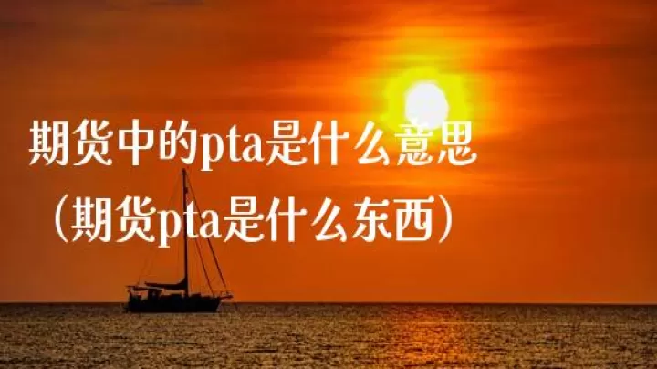 pta期货商品是什么(pta期货是什么材料)