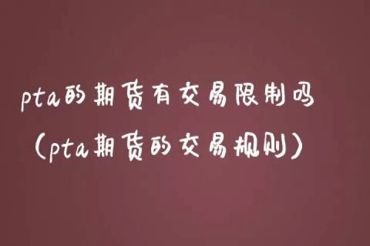 国内pta期货的主要作用有哪些(期货pta交易有限制吗)