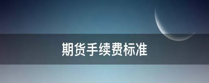 期货手续费怎么那么贵(期货手续费好贵)
