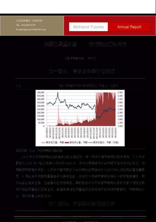 甲醇期货和股市联动(甲醇期货与什么相关联)