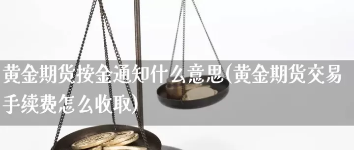 黄金期货手续费是如何收取的(黄金期货手续费怎么算)