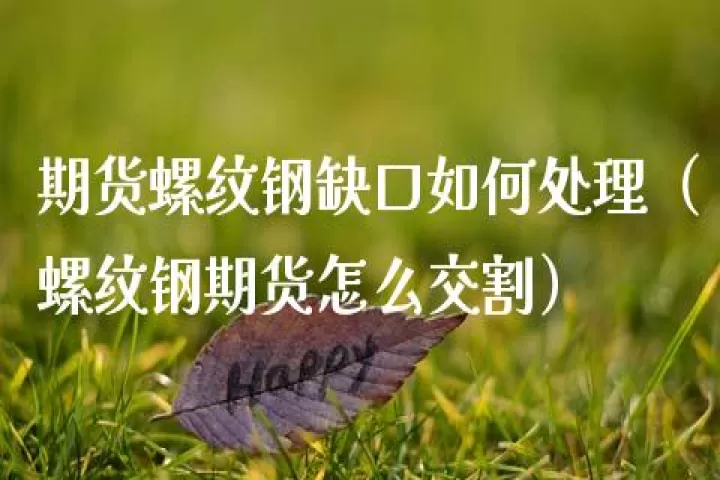 螺纹钢期货交割时间(螺纹钢期货交割时间对照表)