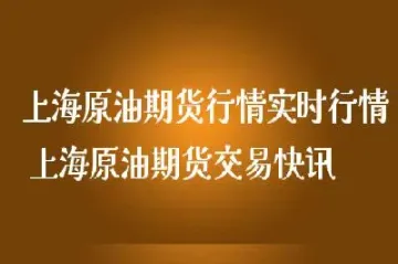 上海期货美原油(原油上海期货)