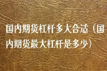 国内恒指期货杠杆是多少倍(国内恒指期货杠杆是多少倍杠杆啊)