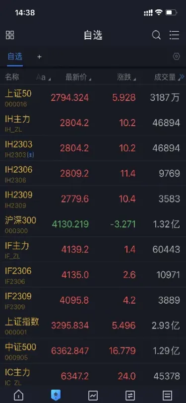 看了这个股指期货(看了这个股指期货的感受)