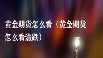 黄金期货扶摇直上(黄金期货直播)