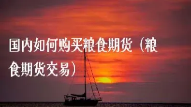 原粮期货交易(原粮期货交易流程)