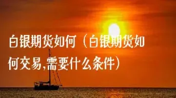 黄金白银属于外汇还是期货(黄金白银是世界货币吗)