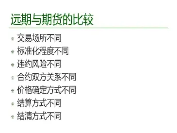 远期交易与期货交易之间的类似点(期货交易和远期交易的相同点)