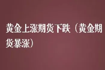 黄金期货如何买升(买黄金期货的入门知识)