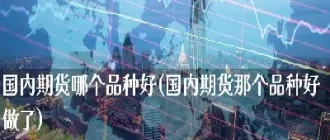 国外期货哪个产品好(国外期货有哪些)
