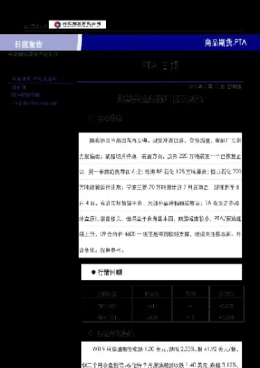 pta期货聚酯(聚酯期货)