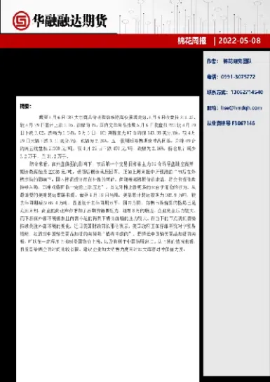 棉花期货冲高回落(棉花期货下跌原因)