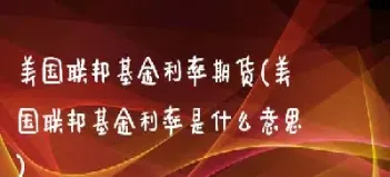 什么是联邦基金期货市场(什么是联邦基金期货市场交易)