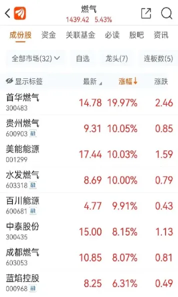 天然气期货大跌利空燃气(天然气期货涨利好什么)