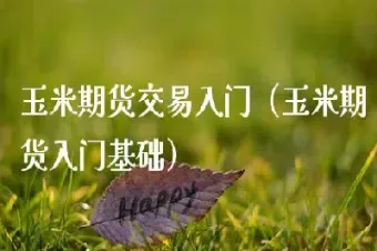 玉米期货的交易代码是多少(玉米期货如何购买交易)